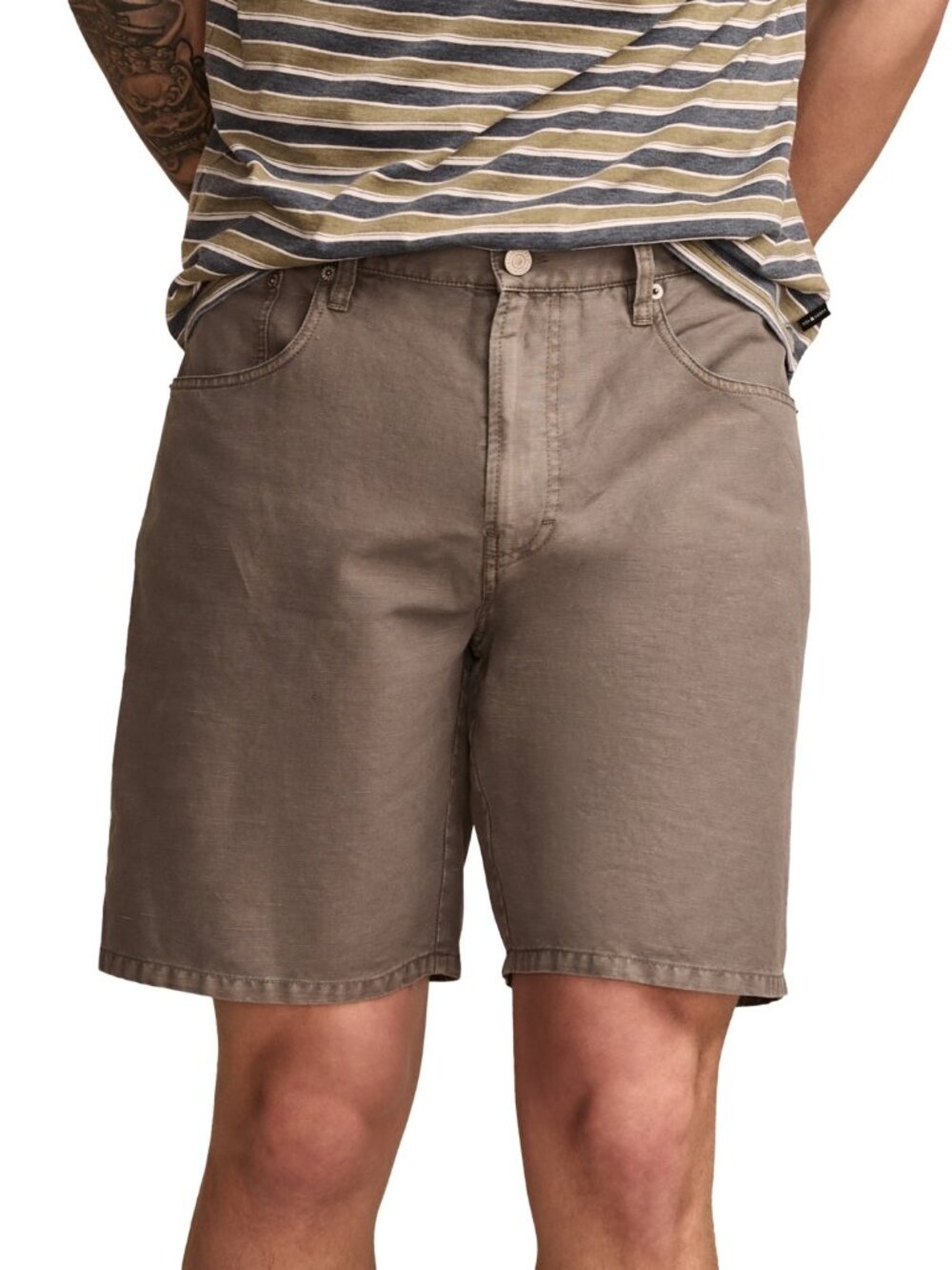 Lucky Brand Men's Classic Five-Pocket 10" Shorts - Castlerock   NWT